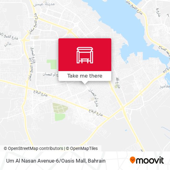 Um Al Nasan Avenue-6 / Oasis Mall map
