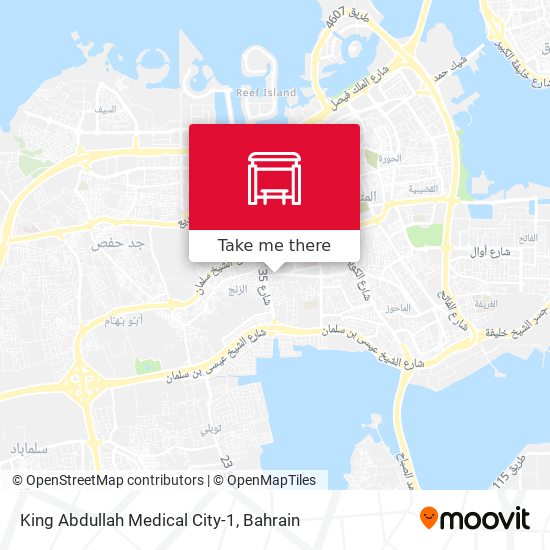 King Abdullah Medical City-1 map