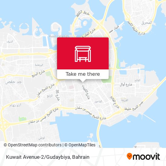 Kuwait Avenue-2/Gudaybiya map