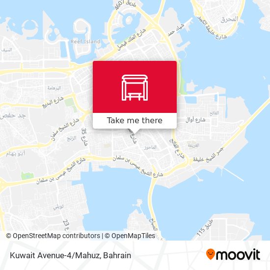 Kuwait Avenue-4/Mahuz map