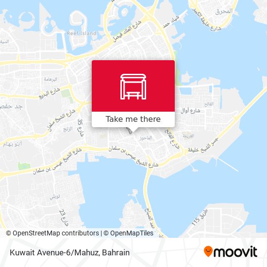 Kuwait Avenue-6/Mahuz map