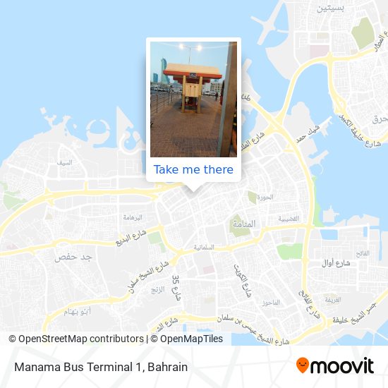 Manama Bus Terminal 1 map