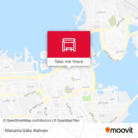 Manama Gate map