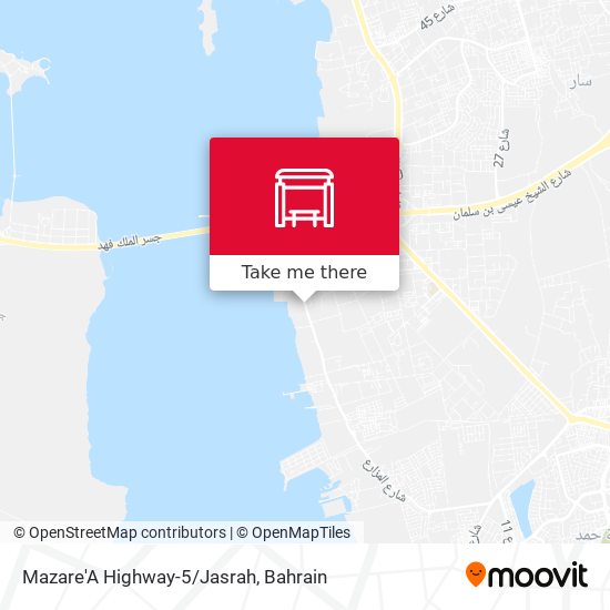 Mazare'A Highway-5/Jasrah map