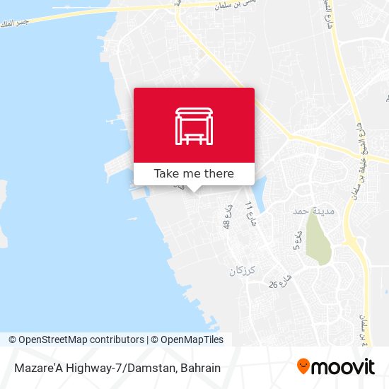 Mazare'A Highway-7/Damstan map
