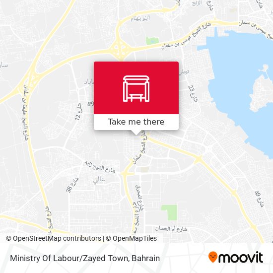 Ministry Of Labour/Zayed Town map