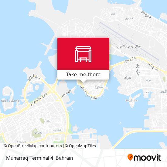 Muharraq Terminal 4 map