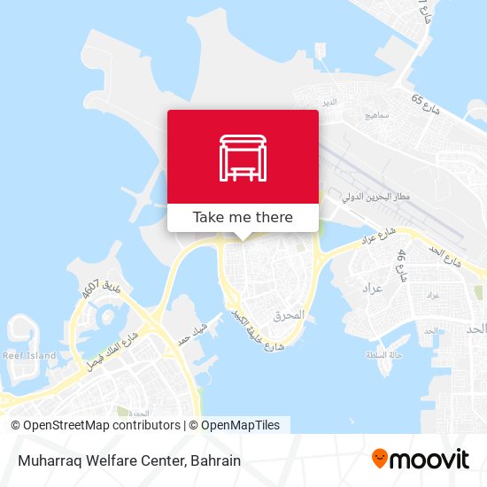 Muharraq Welfare Center map