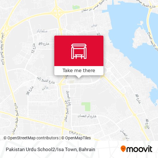 Pakistan Urdu School2/Isa Town map