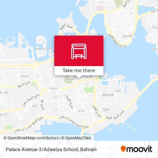 Palace Avenue-3/Adawiya School map