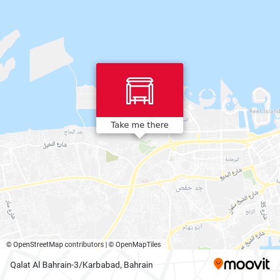 Qalat Al Bahrain-3/Karbabad map
