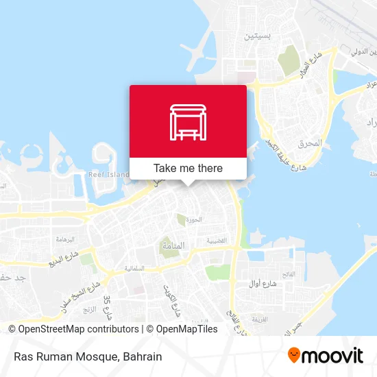 Ras Ruman Mosque map