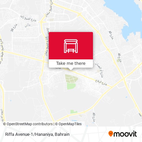 Riffa Avenue-1/Hananiya map