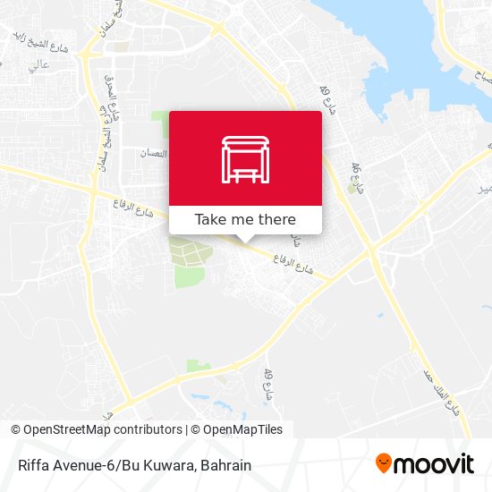 Riffa Avenue-6/Bu Kuwara map