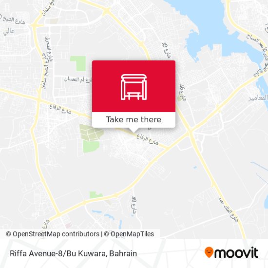 Riffa Avenue-8/Bu Kuwara map