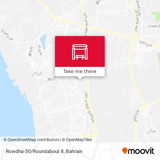 Rowdha-30/Roundabout 8 map