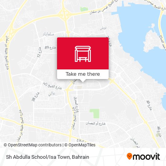 Sh Abdulla School/Isa Town map