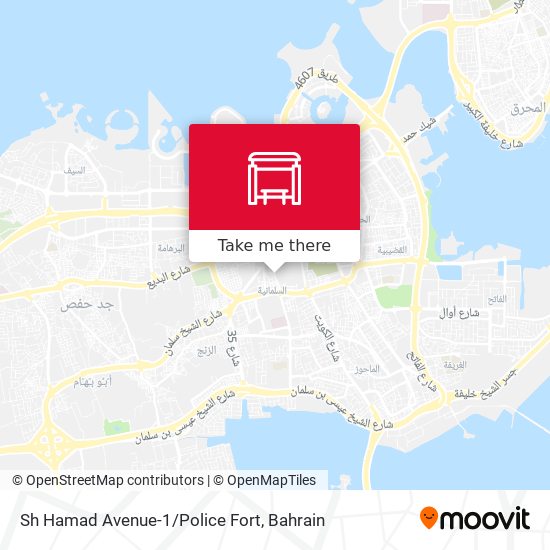 Sh Hamad Avenue-1/Police Fort map