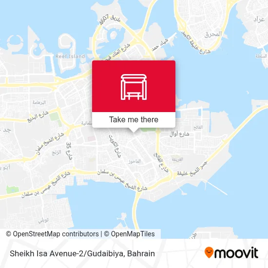 Sheikh Isa Avenue-2/Gudaibiya map