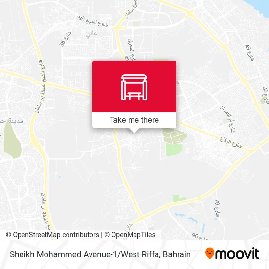 Sh Mohammed Avenue1/West Riffa map