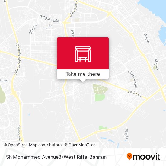 Sh Mohammed Avenue3/West Riffa map