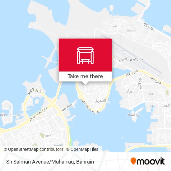 Sh Salman Avenue/Muharraq map