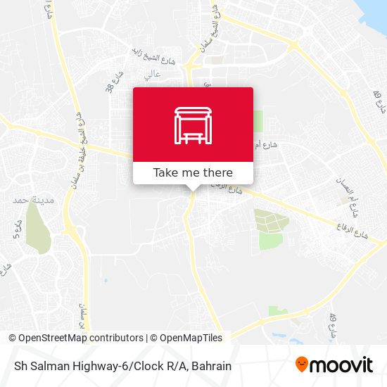 Sh Salman Highway-6/Clock R/A map