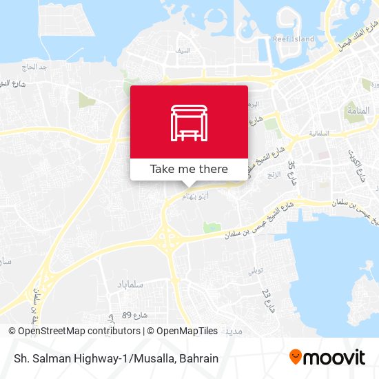 Sh. Salman Highway-1/Musalla map