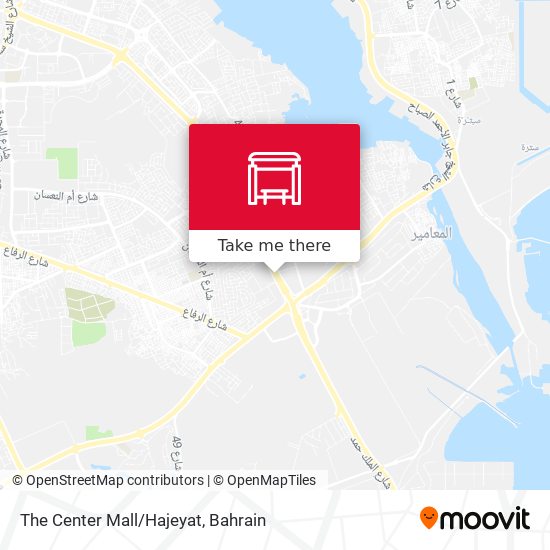 The Center Mall/Hajeyat map
