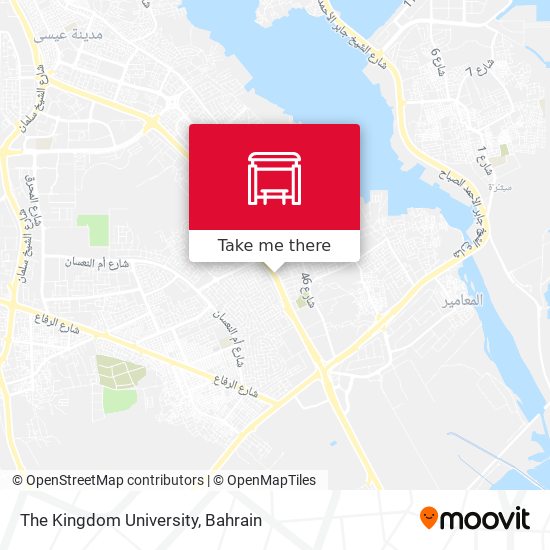 The Kingdom University map