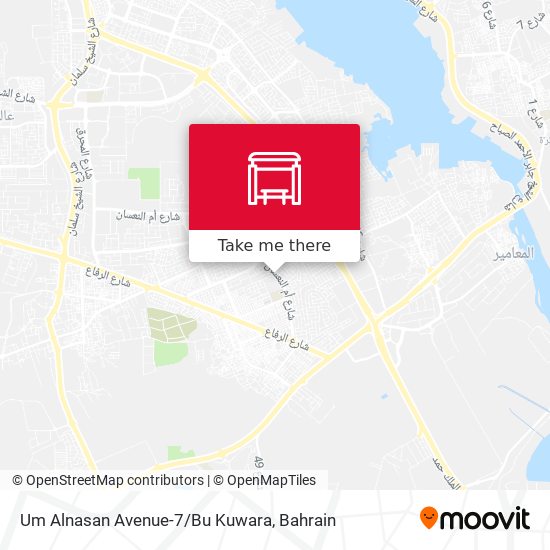 Um Alnasan Avenue-7/Bu Kuwara map