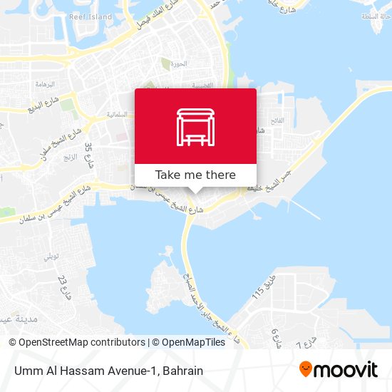 Umm Al Hassam Avenue-1 map