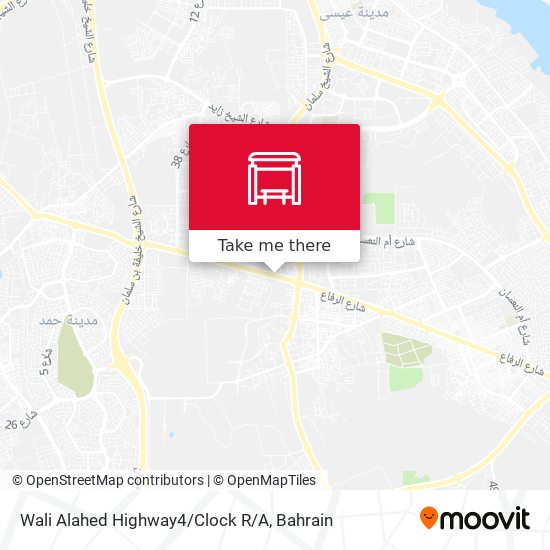 Wali Alahed Highway4/Clock R/A map
