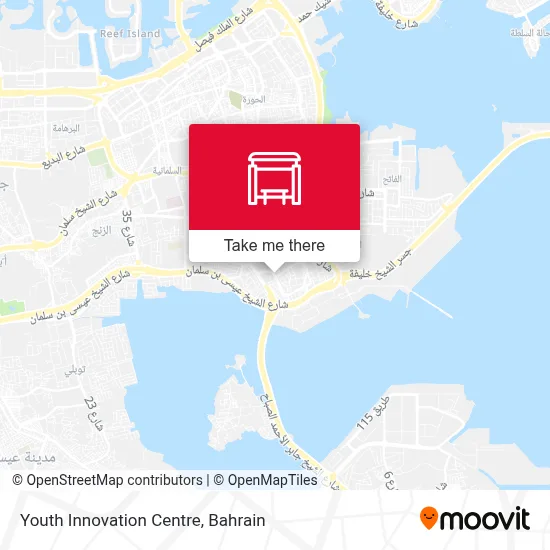 Youth Innovation Centre map