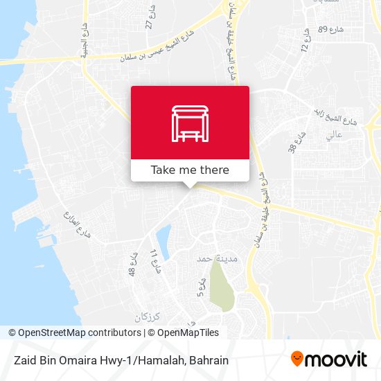 Zaid Bin Omaira Hwy-1/Hamalah map
