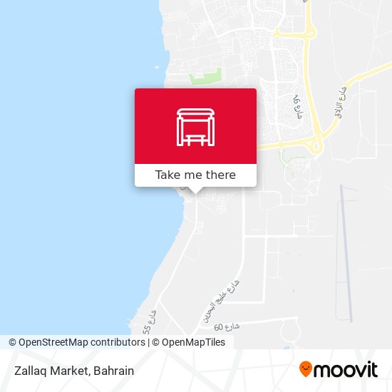 Zallaq Market map