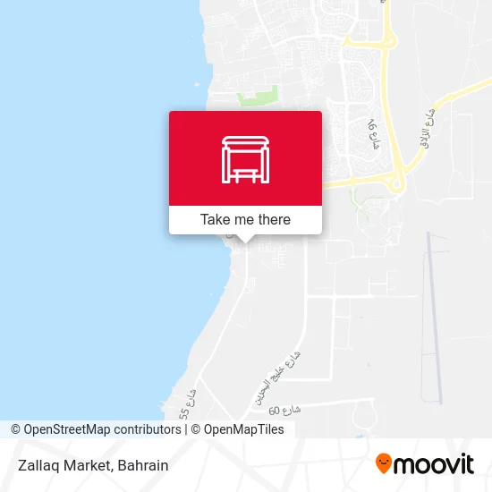 Zallaq Market map