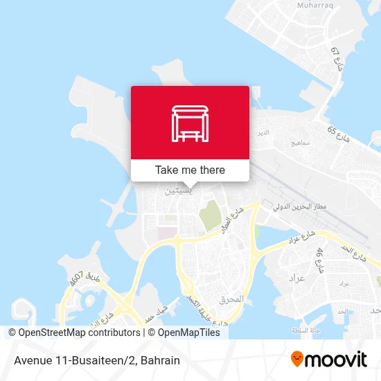 Avenue 11-Busaiteen/2 map