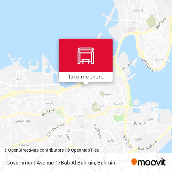 Government Avenue-1 / Bab Al Bahrain map