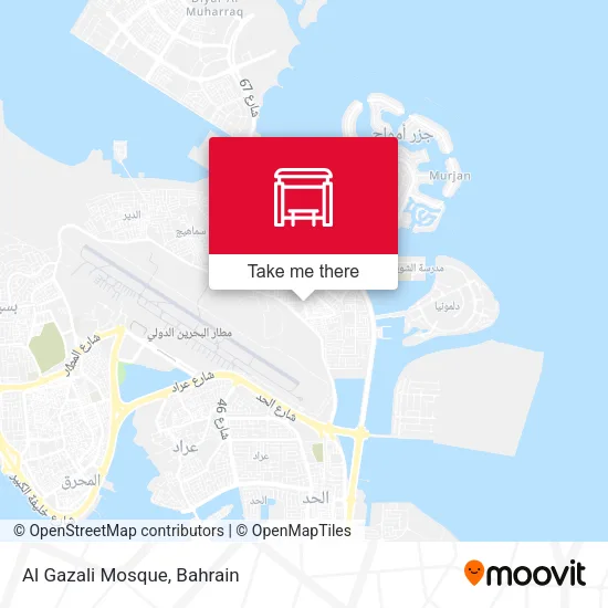 Al Gazali Mosque map