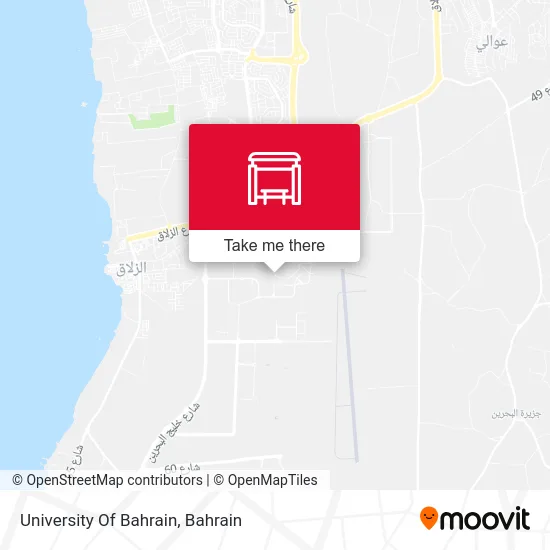 University Of Bahrain map