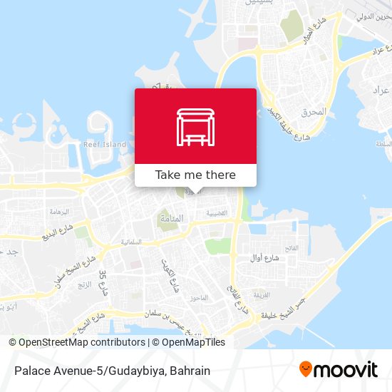 Palace Avenue-5/Gudaybiya map
