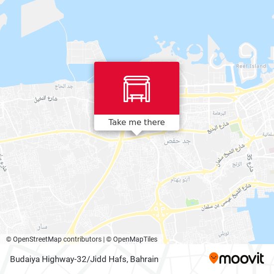 Budaiya Highway-32/Jidd Hafs map