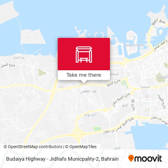 Budaiya Highway - Jidhafs Municpality-2 map