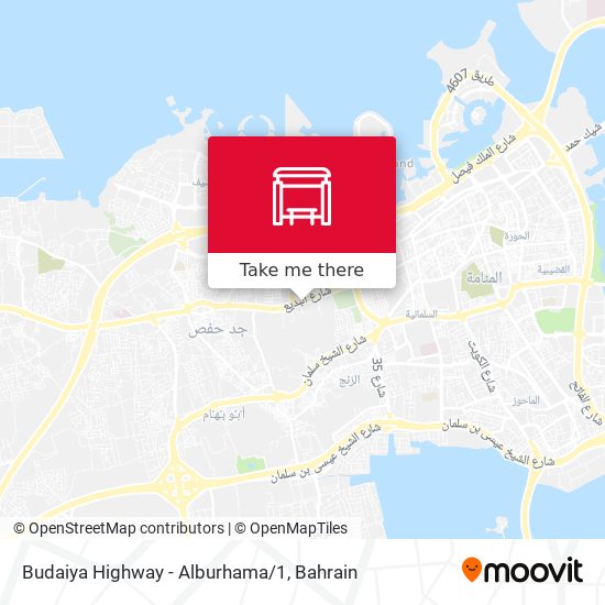 Budaiya Highway - Alburhama/1 map