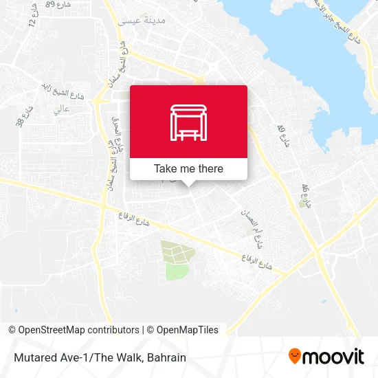 Mutared Ave-1/The Walk map