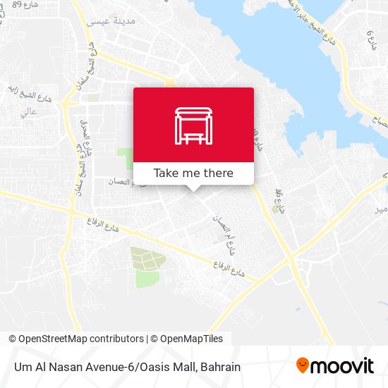 Um Al Nasan Avenue-6 / Oasis Mall map
