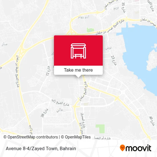 Avenue 8-4/Zayed Town map
