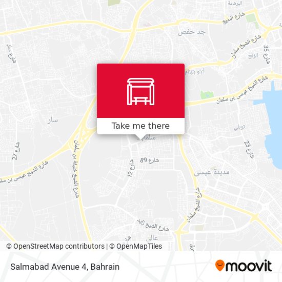 Salmabad Avenue 4 map