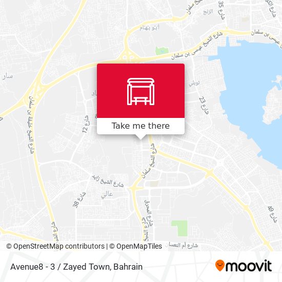 Avenue8 - 3 / Zayed Town map